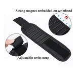 Strong Magnetic Wristband for Electrician, Portable Tool Bag, Adjustable Wrist Belt, Screws, Small Metal Nails Bolts