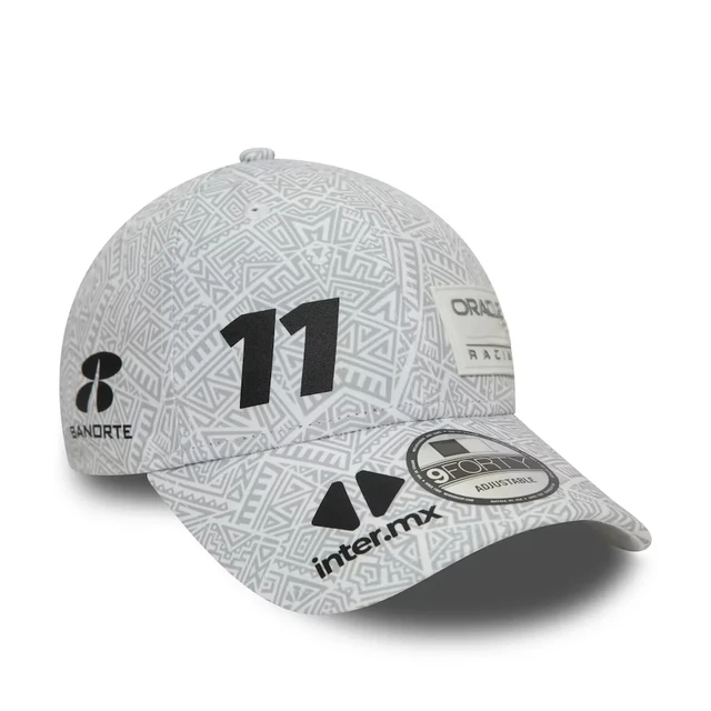 Baseball Cap for Motocross, Mountain Bike, Motorcycle, MX, Off-Road, White, F1 Racing, Special Edition, Mexico, Checo Perez, 2024