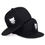Unisex Embroidery Dog Head Embroidery Hip-Hop Hats,Adjustable Casual Baseball Caps,Sunscreen Hat,Outdoor