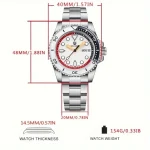 PAGANI DESIGN NH36 Men's Mechanical Wristwatches Week Display Automatic Watches Waterproof Sports Watch New 40mm 100m 2024