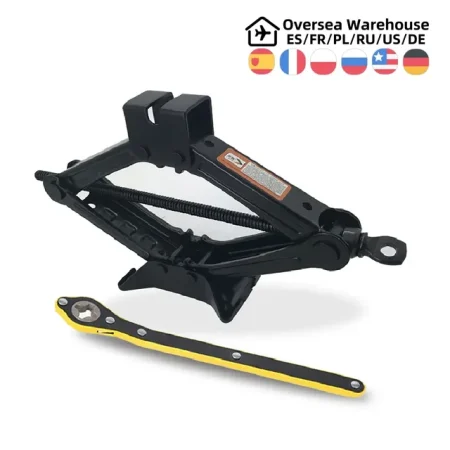 2 Tons Manual Car Folding Jack Horizontal Type Car Tire Repair Tool 1 Set