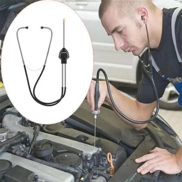Auto Cylinder Stethoscope, Mechanics Stethoscope, Car Engine Block Diagnostic, Automotive Hearing Tool, Car Detection, 1Pc