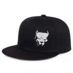 Unisex Embroidery Dog Head Embroidery Hip-Hop Hats,Adjustable Casual Baseball Caps,Sunscreen Hat,Outdoor