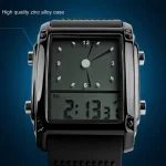 Waterproof LED Electronic Watch with Adjustable Strap, High-Precision Color Display, Unisex Night Light Dial, Unisex