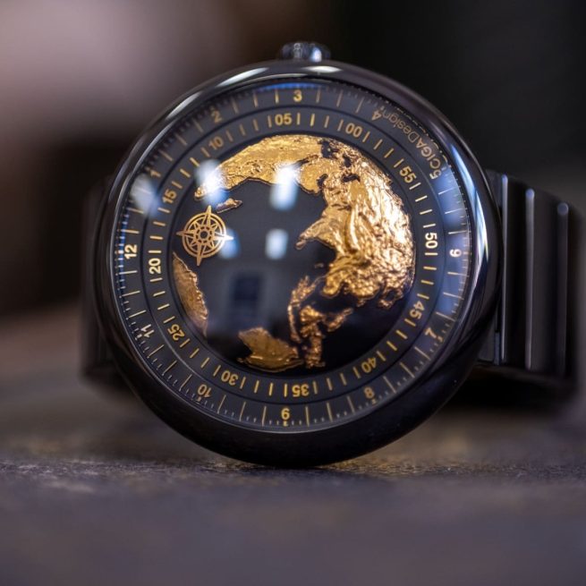 CIGA Design-2023 U Series Blue Planet Luxury Automatic Watch Men Mechanical Movement Ceramic Case Sapphire Wristwatches