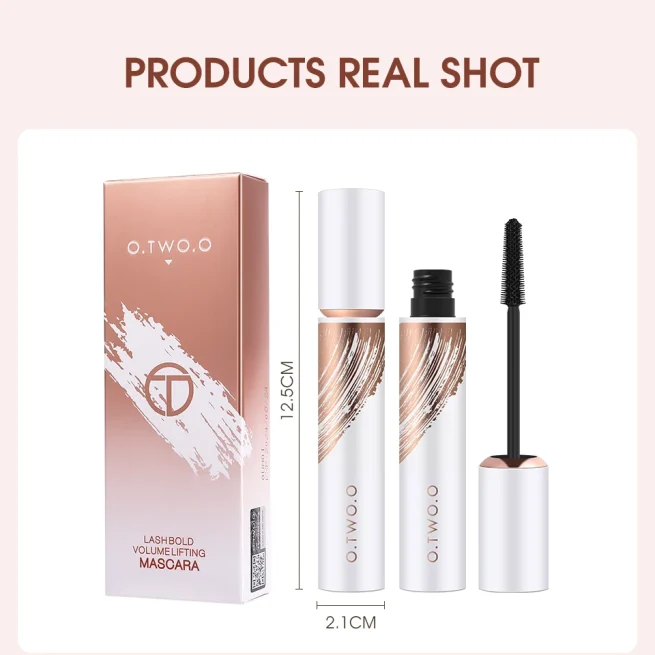 O.TW OO-Black Mascara, Lengthen Eyelashes, Waterproof, Long Lasting, 4D Silk Fiber, Eyelash Extension Makeup, Wholesale