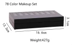 Makeup Set Box for Women Combination Matte Eye Shadow Lipstick Eyeliner Concealer Powder Makeup with Aluminum Box