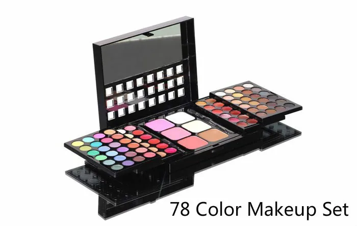 Makeup Set Box for Women Combination Matte Eye Shadow Lipstick Eyeliner Concealer Powder Makeup with Aluminum Box