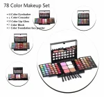 Makeup Set Box for Women Combination Matte Eye Shadow Lipstick Eyeliner Concealer Powder Makeup with Aluminum Box