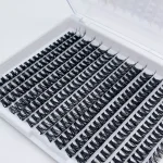 Mixed Length Cluster Lashes Kit, DIY Self Application, Individual Eyelashes with Glue, Fluffy False Eyelashes, Eyelash Extension