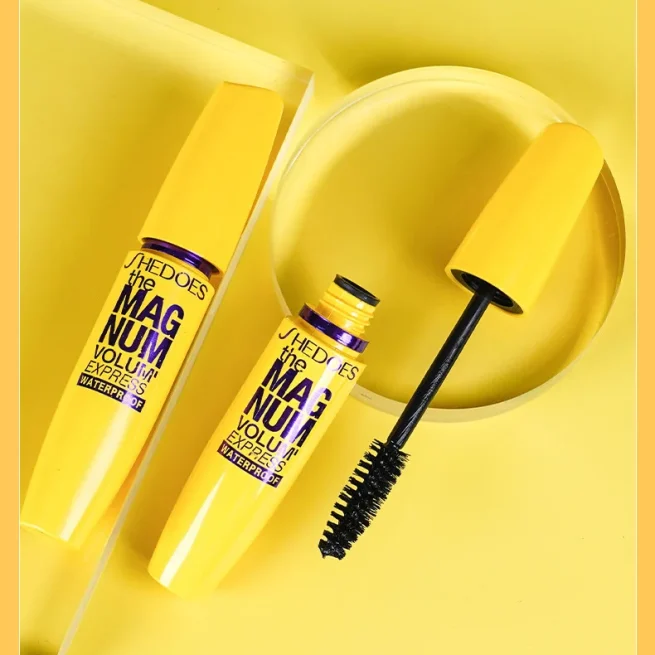 3D Long Lasting Black Eyelash Mascara Professional Eyelash Brush Natural Waterproof Thicken Curl Lengthen Eye Cosmetics