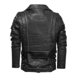 Men's PU Leather Jacket, Men's Faux Leather Coats, Zipper Pockets, Outwear, Winter, Autumn, Fashion