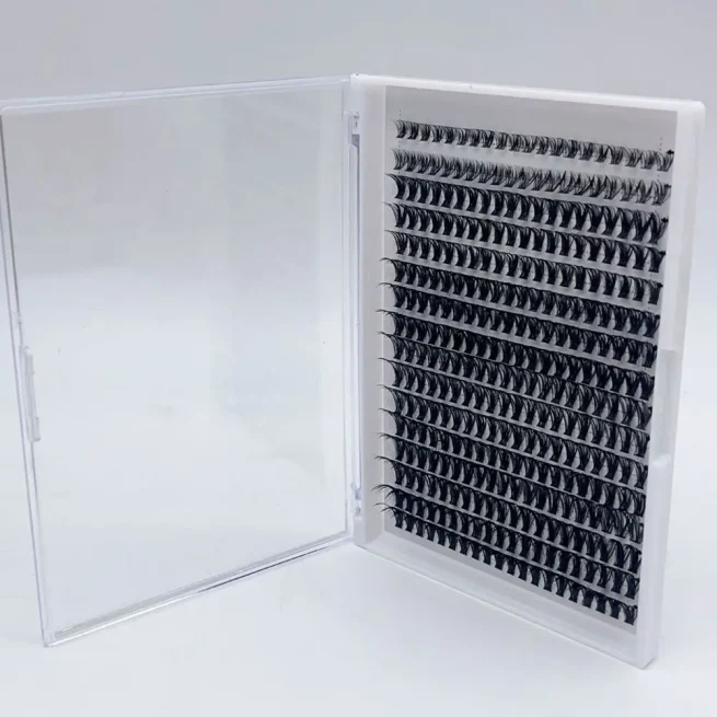 Mixed Length Cluster Lashes Kit, DIY Self Application, Individual Eyelashes with Glue, Fluffy False Eyelashes, Eyelash Extension