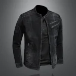 Men's velvet denim jacket, handsome top coat, the main promotion, explosive new trend, spring and autumn