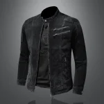 Men's velvet denim jacket, handsome top coat, the main promotion, explosive new trend, spring and autumn