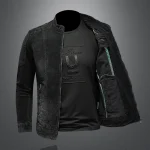 Men's velvet denim jacket, handsome top coat, the main promotion, explosive new trend, spring and autumn