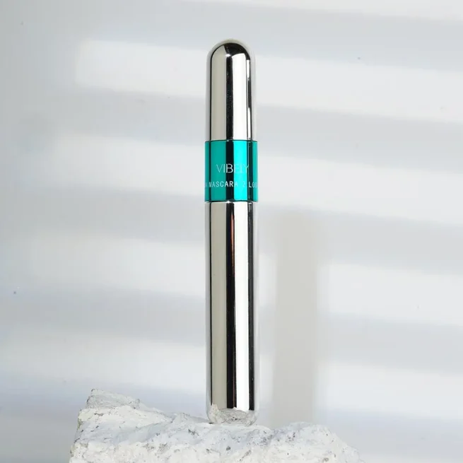 Long Lasting Eyelashes 2 In 1 Mascara 4D Wide Angle Rotation Waterproof Thickened Extended Curl Black Sexy Eye Makeup 10ml