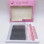 Mixed Length Cluster Lashes Kit, DIY Self Application, Individual Eyelashes with Glue, Fluffy False Eyelashes, Eyelash Extension
