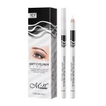 1pc New White Eyeliner Makeup Waterproof Long Lasting Smooth Easy to Wear Brighten Eye Pencil Fashion Eye Makeup Tools