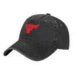 Brahma Bull Red Logo Baseball Cap, Outdoor Sun Trucker Hat, Snapback Cap for Gym, The Rock Project, Sun Protection, Summer