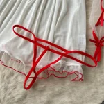 Women's Sexy Cosplay Nurse Uniform, Erotic Lingerie, Babydoll Dress, Flirting Underwear, Hollow Out Jumpsuit, Dresses, 5 Piece