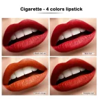 Waterproof Matte Long Lasting Makeup Lipstick Set, Tint Lip Gloss, Pomade Cosmetics Kits, 4 Colors