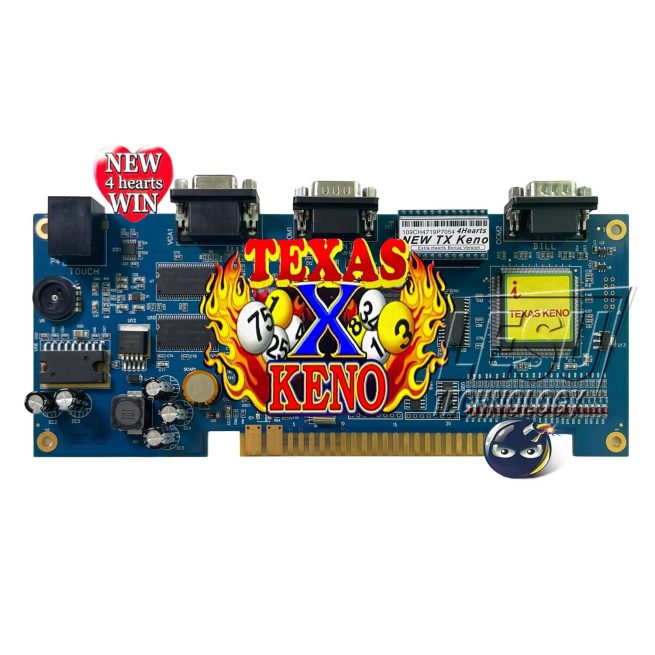 New generation 4 hearts Texas Keno game board arcade machine Plug Type US Plug