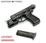 1/6 Scale QSZ92 Pistol Semi-automatic Guns Weapon Props Plastic Model Fit 12'' HT Action Figure Body Dolls
