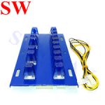 1 pc 14K arcade LED Blue keyboard with 14 small buttons 14 Pin interface/illuminated keyboard for arcade game machine accessories