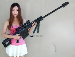 Free shipping 1:1 Scale M82A1 12.7 mm Sniper Rifle 3D Paper Model Cosplay Kits Kid Adults' Gun Weapons Paper Models Gun Toys