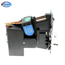 JY100 Coin Acceptor Single Token Selector Mechanism Crane Claw Vending Machine Pinball Parts Neo Geo Arcade Slot Game