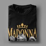 Summer Men Women Madonna Singer Pop Classic Music T Shirt Outfits 100% Cotton T-shirt
