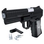 22514 327Pcs Qsz92 Semi Automatic Pistol Arms Model 1:1 Black Gun Building Block Brick Toy
