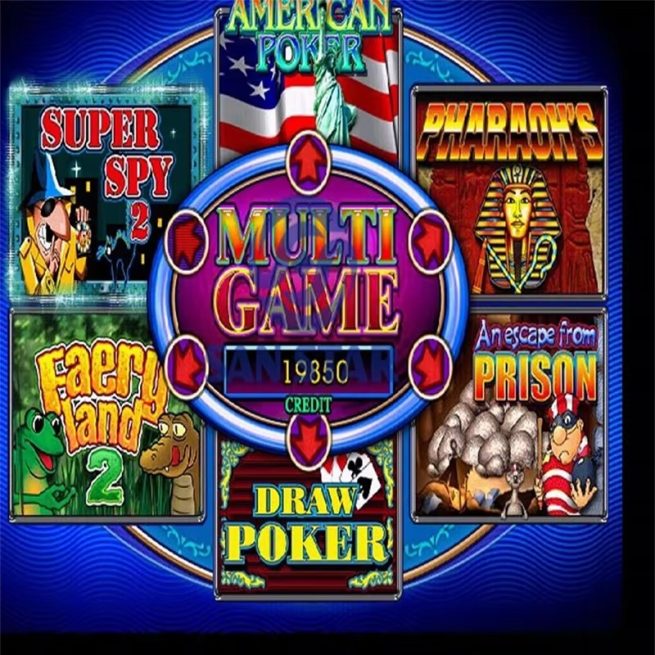 DIY 61 In 1 West Cowboy Family Arcade Game PCB Coin Operation VGA Output One Touch Skill Game Board for Kids Arcade Game Machine