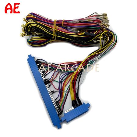 10PIN + 36 PIN Jamma Cable Harness Connector Female Wire 2 Interfaces for Arcade Game Machines Accessory