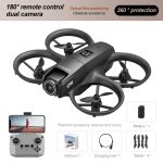 Xiaomi D16 Mini Drone 8K HD Dual Camera Aerial Aircraft Obstacle color black
