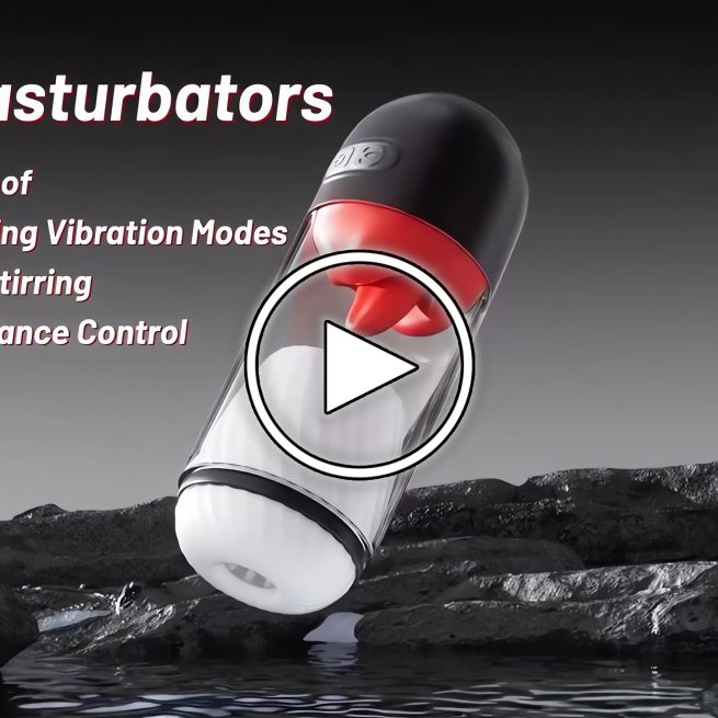 APP Control Automatic Male Masturbation Cup Licking