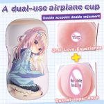 Male Masturbation Cup Erotic Product Portable Sex Doll Pocket Pussy Anal Vagina 2 IN 1