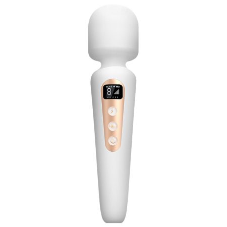 LCD display vibrator intelligent heating AV vibrator with 5 different