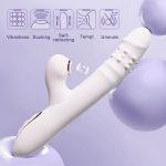 Vibrator Thrusting Dildo with multiple vibration/sucking modes, Multifunctional