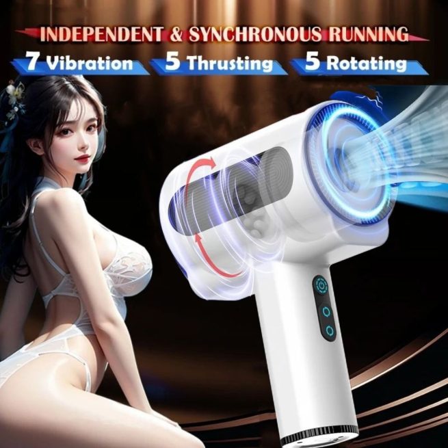 Male Automatic Masturbation Cup Glans Penis Stimulator Telescopic