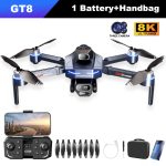 New Professional 8K HD Three Camera Drone GT8 RC Drone