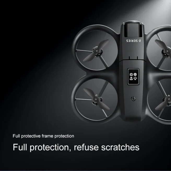 Xiaomi D16 Mini Drone 8K HD Dual Camera Aerial Aircraft Obstacle color black