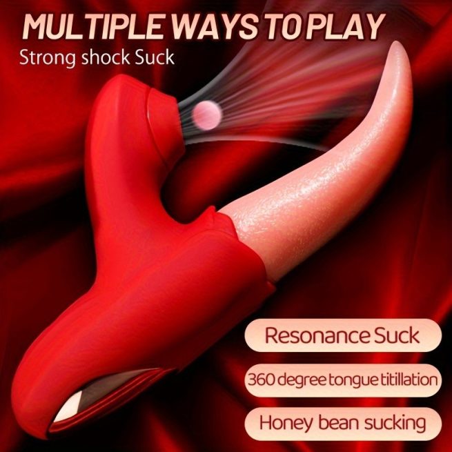 Sucker Vibrator For Women Double Stimulation Clitoris Stimulator