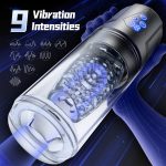 Upgrade 3 in 1 Male Masturbator Sex Toy with App Control Realistic