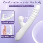 Vibrator Thrusting Dildo with multiple vibration/sucking modes, Multifunctional