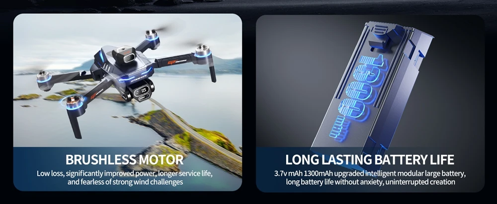 New Professional 8K HD Three Camera Drone GT8 RC Drone