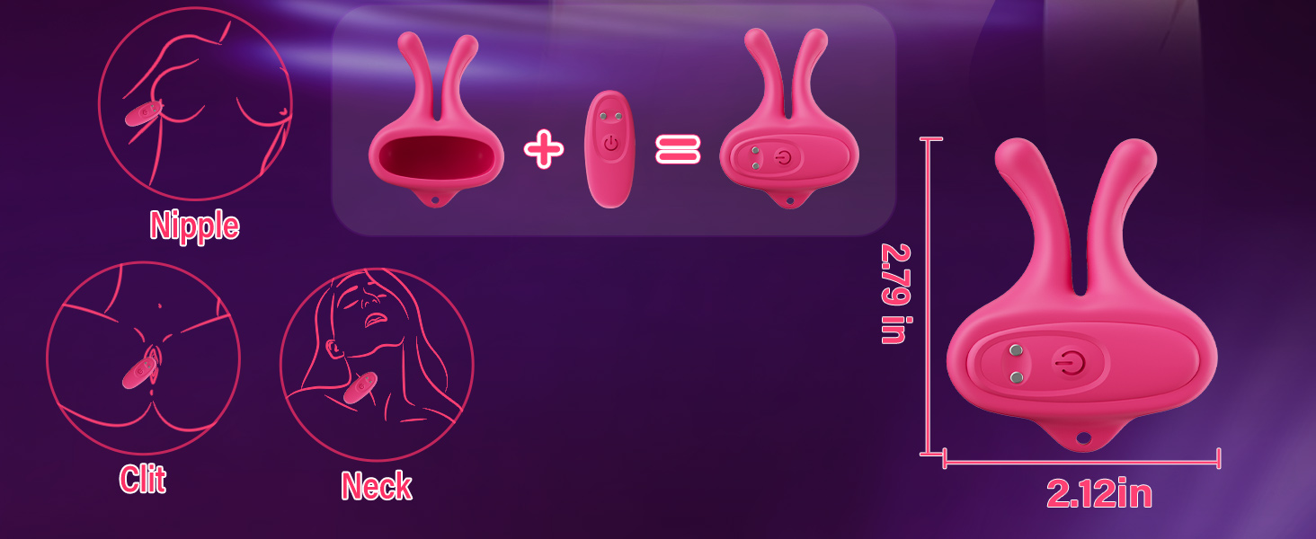 Nipple Vibrator Vibrating Nipple Clamps Women Sex Toys Clip Breast