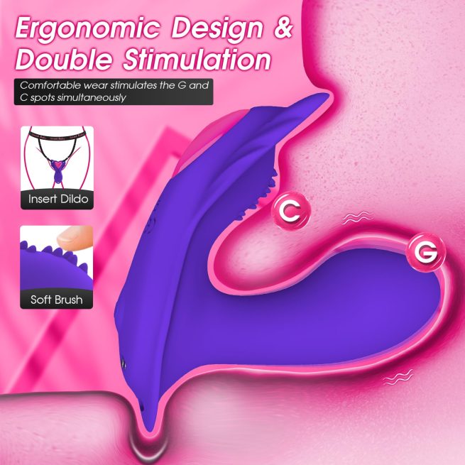 2024 APP Control Panties Wearable Dildo Vibrator Clitoris Stimulation