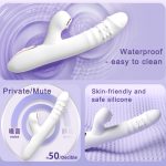 Vibrator Thrusting Dildo with multiple vibration/sucking modes, Multifunctional